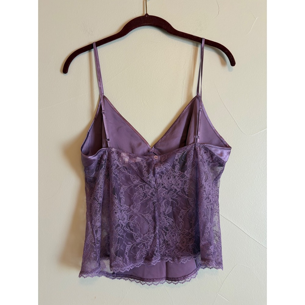 Vintage Victoria's Secret Silk Collection Lavender Lace Cami Short Set L NWOT - Picture 6 of 14